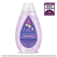 Johnson's Baby bedtime moisturizing bath wash and cleanser, 400ml