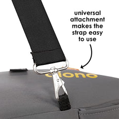 Diono Universal Car Seat and Stroller Carrying Strap, Adjustable Padded Strap, Made from Durable High Strength Material, Gray