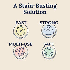 Miss Mouth's HATE STAINS CO Stain Remover for Clothes - 4oz Newborn & Baby Essentials Messy Eater Stain Treater Spray - No Dry Cleaning Food, Grease, Coffee Off Laundry, Underwear, Fabric