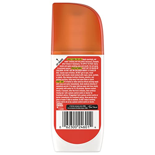 OFF! Active Insect and Mosquito Repellent, Bug Spray for Camping, Bug Repellent Safe for Clothing, 85 mL (Packaging May Vary)