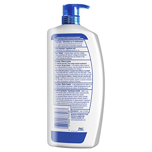 Head & Shoulders Shampoo and Conditioner 2 in 1 with Eucalyptus, Anti-Dandruff and Itchy Scalp Care, 950 mL