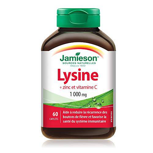 Jamieson Lysine, Zinc and Vitamin C, 60 Count (Pack of 1)