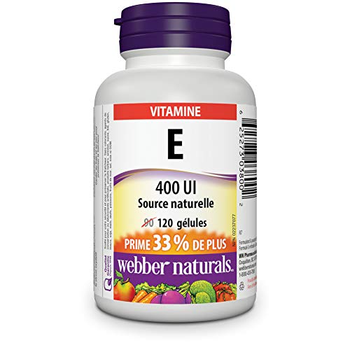 Webber Naturals® Vitamin E, Natural Source, 400 IU