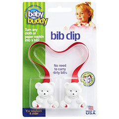 Baby Buddy Bib Clip, Red