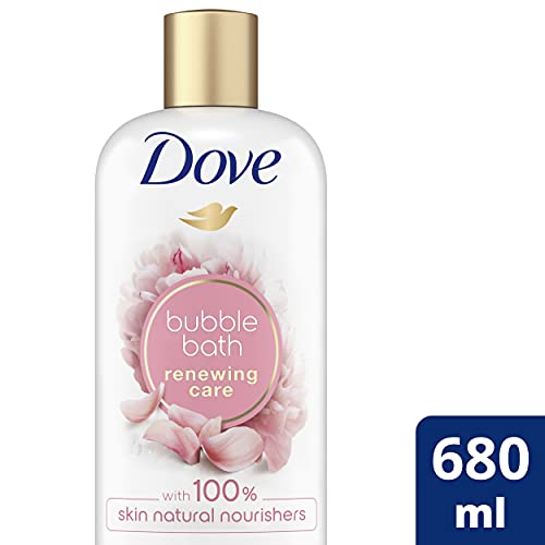 Dove Nourishing Secrets Bubble Bath renewing care bath and body Peony & Rose leaves skin feeling soft and smooth 680 ml