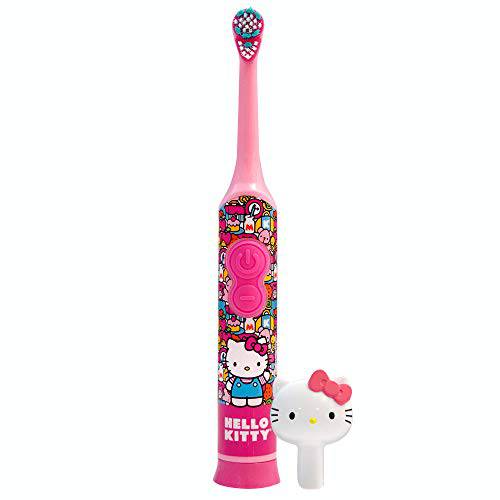 Firefly Hello Kitty 3D Rotary Battery Toothbrush 1ct - Soft - Zecoya