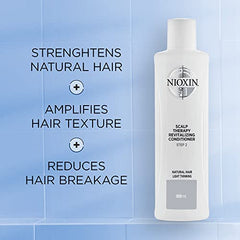 Nioxin System 1 Therapy Conditioner, For Natural Hair with Light Thinning, 10.1 fl oz