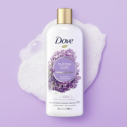 Dove Nourishing Secrets Bubble Bath relaxing care bath and body Lavender & Chamomile leaves skin feeling soft and smooth 680 ml