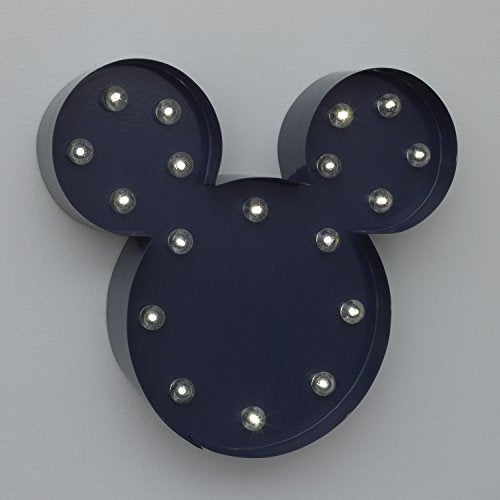 Disney Mickey Mouse Light Up Nursery Wall Décor with 2 Hour Timer