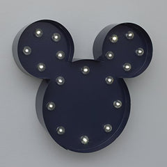 Disney Mickey Mouse Light Up Nursery Wall Décor with 2 Hour Timer