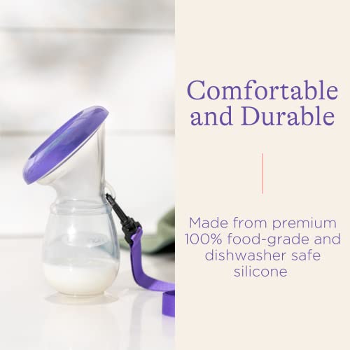 Lansinoh Silicone breastmilk collector.