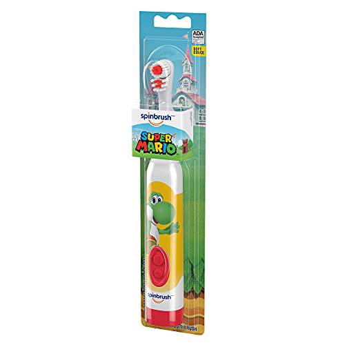 ARM & HAMMER Kids Spinbrush Super Mario Battery Toothbrush - Zecoya