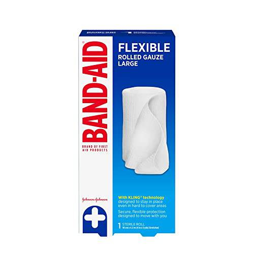 Johnson's Red Cross Brand Hospital Grade Rolled Kling Gauze Bandage, 10 cm