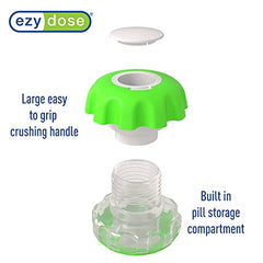 EZY DOSE Ezy Crush Pill Crusher and Grinder, Large, Crushes Pills, Vitamins, Tablets, Assorted Colors