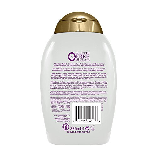 OGX Extra Strength Damage Remedy + Coconut Miracle Oil Shampoo, 385ml