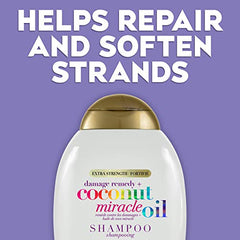 OGX Extra Strength Damage Remedy + Coconut Miracle Oil Shampoo, 385ml