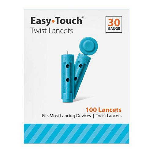 EasyTouch Twist Lancets - 30 G, (100 per Box)