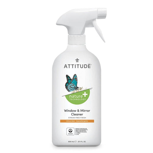 ATTITUDE Nature + Window & Mirror Cleaner - citrus zest - Zecoya