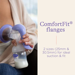 Lansinoh Manual Breast Pump, Hand Pump for Breastfeeding