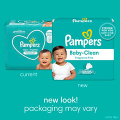 Pampers Baby Wipes, Complete Clean Fragrance Free, 1X Pop Top Pack, 72 Count