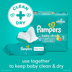 Pampers Baby Wipes, Complete Clean Fragrance Free, 1X Pop Top Pack, 72 Count