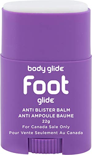 Body Glide Foot Glide Anti Blister Balm, 22g: blister prevention for heels, shoes, cleats, boots, socks, and sandals. Use on toes, heel, ankle, arch, sole and ball of foot