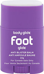 Body Glide Foot Glide Anti Blister Balm, 22g: blister prevention for heels, shoes, cleats, boots, socks, and sandals. Use on toes, heel, ankle, arch, sole and ball of foot