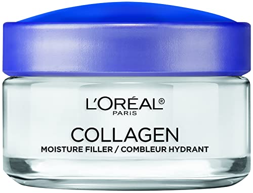 L'Oreal Paris Collagen Face Moisturizer, Day and Night Cream, Neck and Chest Cream to smooth skin and reduce wrinkles, 1.7 oz