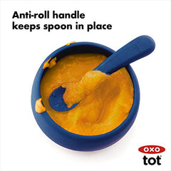 OXO Tot Silicone Spoon Set Navy