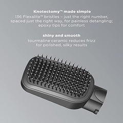 INFINITIPRO BY CONAIR The Knot Dr. Cushioned Paddle Brush, Smooth and Shine All Hair Types, Compatible with INFINITIPRO BY CONAIR The Knot Dr. Dryer Brushes