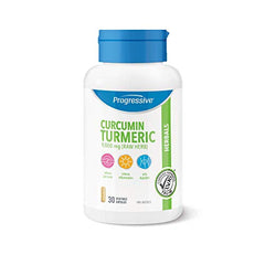 Progressive Health Curcumin Turmeric, 9, 000 Mg of Raw Herb, 30 Vegetarian Capsules 30 count