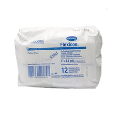 FLEXICON ORTS832 Gauze Roll, Sterile, 3" x 4.1 yd, White (Pack of 12)