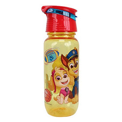 Danawares Paw Patrol Flat Top Water Bottle for Kids, Storage Capacity 450ml, Lightweight, Leak-proof and Portable