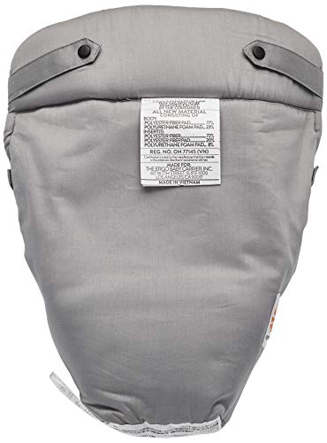 Ergobaby Easy Snug Infant Insert, Grey, Premium Cotton