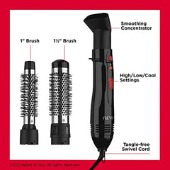 Revlon All-In-One Style Hot Air Kit - Curl and Volumize Hair, Salon-Styled Finish