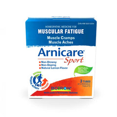 Boiron Arnicare Sport 33 Chewable Tablets, Relieves Muscular Soreness, Cramps and Fatigue Following a Physical Workout or Overexertion, Natural Health Product, Lemon Flavor