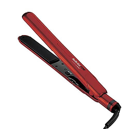 BaBylissPRO Ceramix Xtreme 1 inch Ceramic Flat Iron, Red, 1 Count