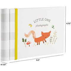 C.R. Gibson BP73-24546 Little One Woodland Small Gender Neutral Baby Brag Book Photo Album, 7.25" W x 4.5" L with 20 Pages, Multicolor