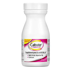 Caltrate with Vitamin D3 (60 Count) 600 mg Calcium, Vitamin D3, Bone Health Supplement