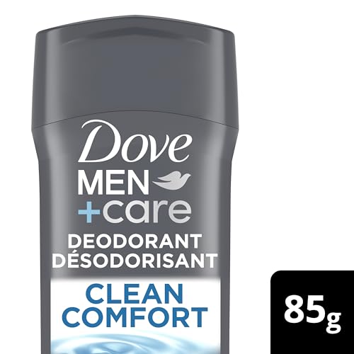 Dove Men+Care Deodorant Stick aluminum-free deodorant formula for 72H protection Clean Comfort with ¼ moisturizing cream 85 g