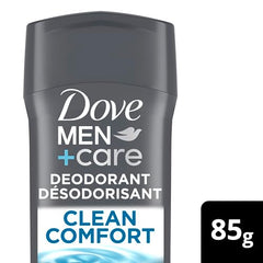 Dove Men+Care Deodorant Stick aluminum-free deodorant formula for 72H protection Clean Comfort with ¼ moisturizing cream 85 g