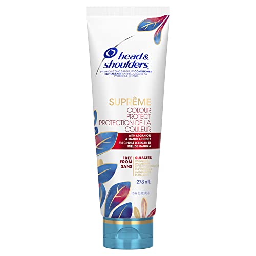 Head & Shoulders Conditioner, Supreme Color Protect, Safe for Color Treated Hair, 278 mL