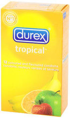 Durex Tropical Lubricated Condoms