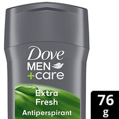 Dove Men+Care Antiperspirant Stick for 72h Sweat & Odour Protection Extra Fresh with Triple Action Moisturizer to Help Prevent Skin Irritation Caused by Dryness 76 g