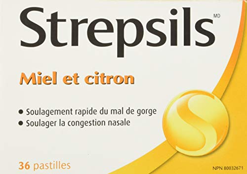Strepsils® Honey & Lemon, 36 ct