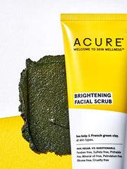 ACURE Brightening Facial Scrub, 4 Ounce