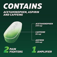 Excedrin Extra Strength Pain Relief Caplets For Headache Relief, Temporarily Relieves Minor Aches And Pains Due To Headache 200 Count