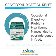 Boiron Nux Vomica Compose, Homeopathic Medicine for indigestion Relief, Digestive Problems, Heartburn, and Nausea from Overindulgence