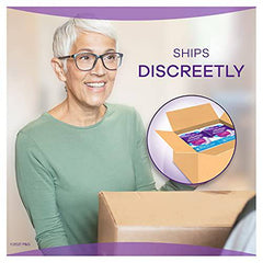 Always Discreet, Incontinence & Postpartum Pads For Women, Size 4 Drops, Moderate Long Absorbency, 20 Count