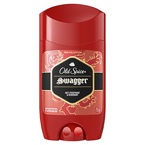 Old Spice Deodorant for Men, Red Reserve, Invisible Solid, Swagger, 73g , Packaging may vary